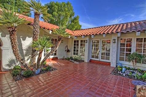 Gated courtyard entry to your Spanish Hacienda!