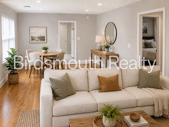 2662 White Oak Front living room different angle. AI generated interior design