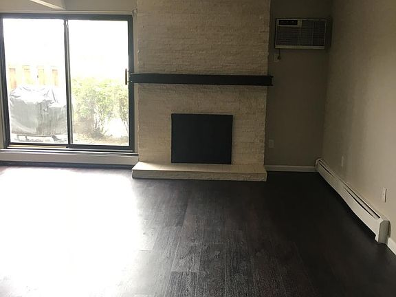 Living room with fireplace