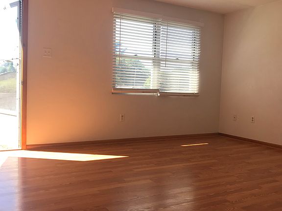 Living room looking to front of building