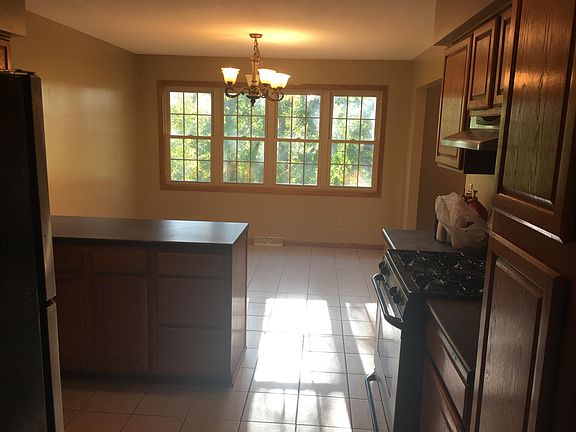 Kitchen is open to the dinning room with lots of natural lig