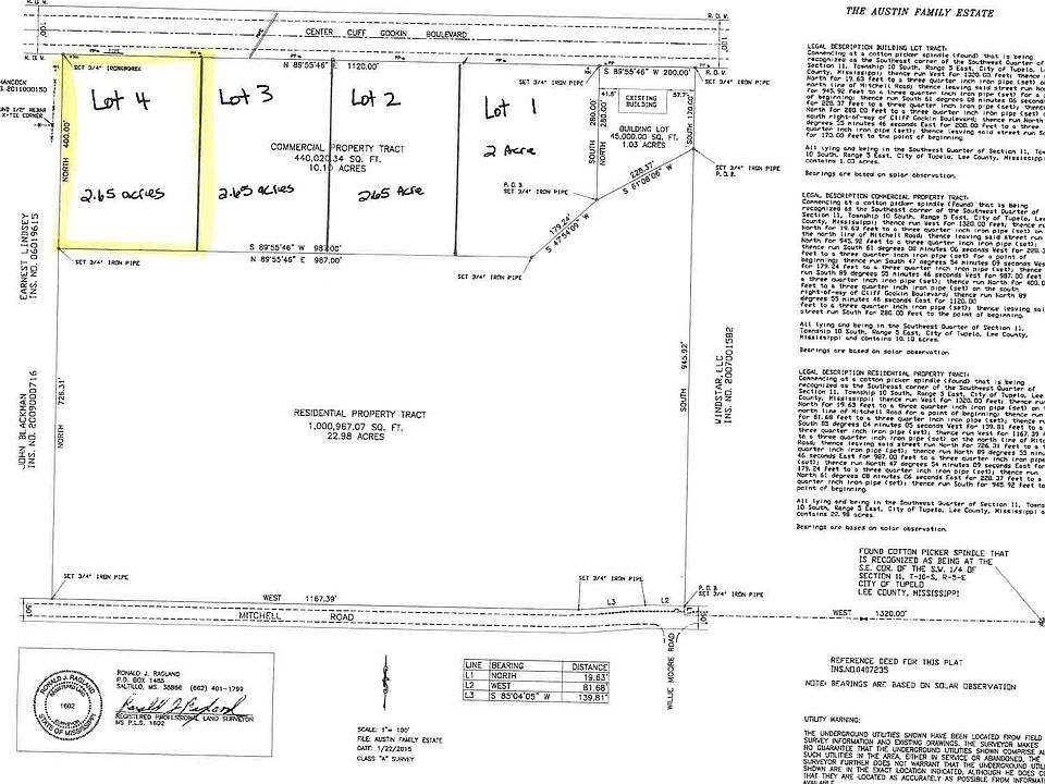 1st image of LOT 4 Cliff Gookin Blvd