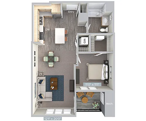 Floor plan AM10-709-743SF