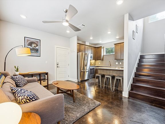 Living room to kitchen