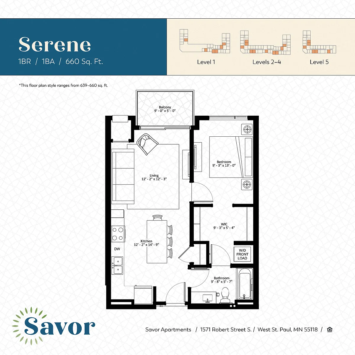 Floor plan Serene
