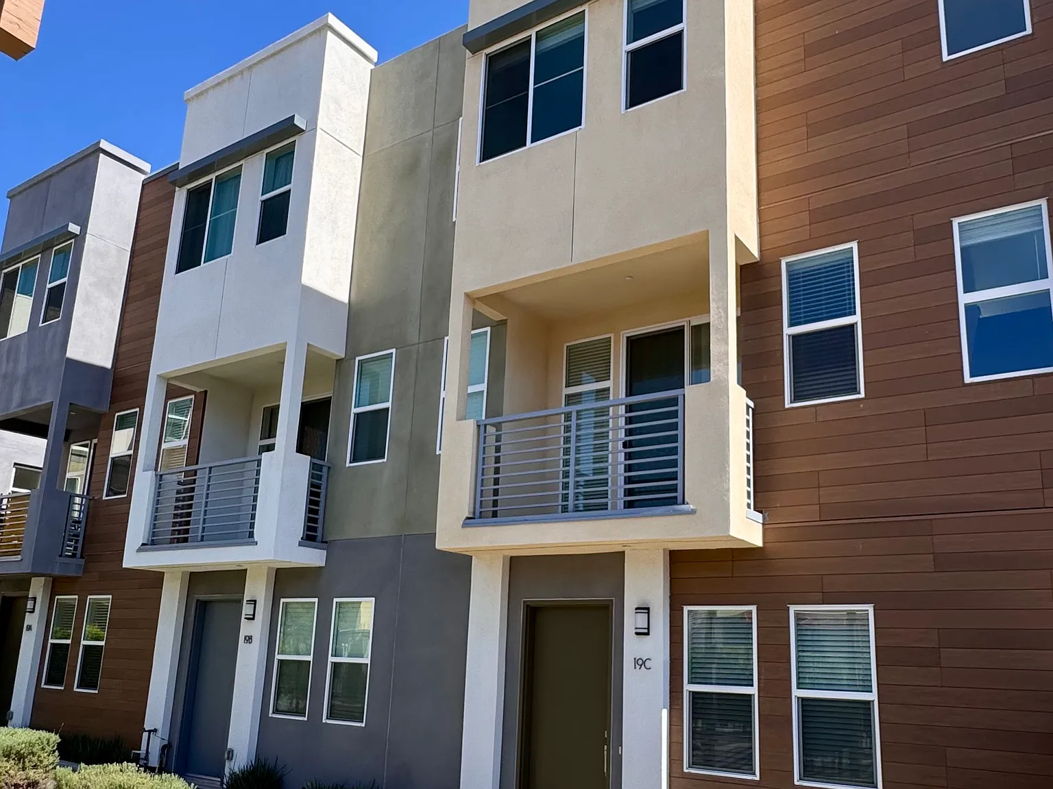 Outside front from right