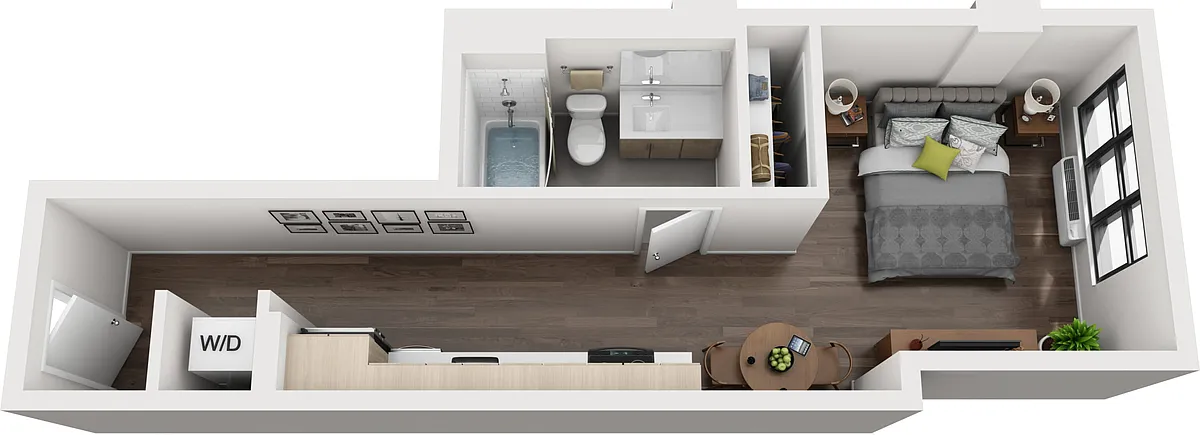 Floor plan Studio B