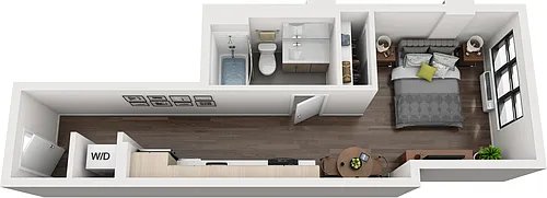 Floor plan Studio B