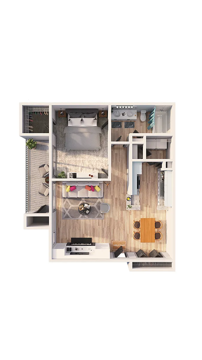 Floor plan A1A