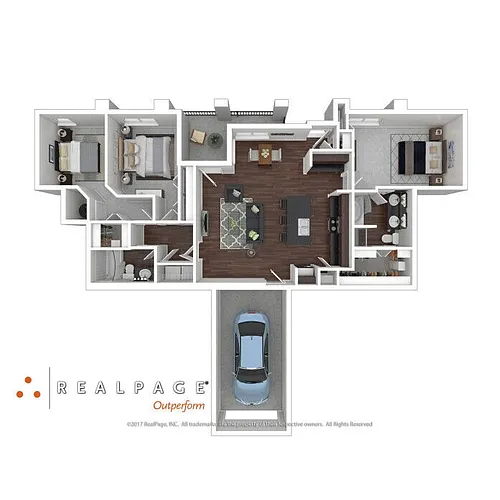 Floor plan Villa C1