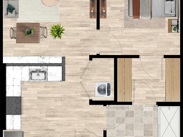A13 - One Bedroom A13 - One Bedroom