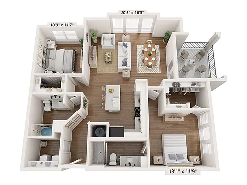 Floor plan B2Alt2