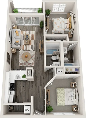 Floor plan Calinda