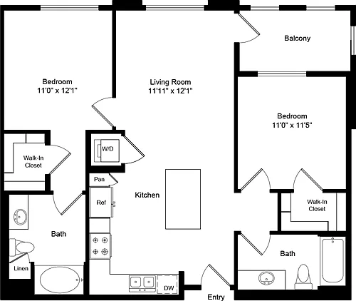 Floor plan B90