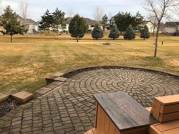 Backyard with Fire Pit