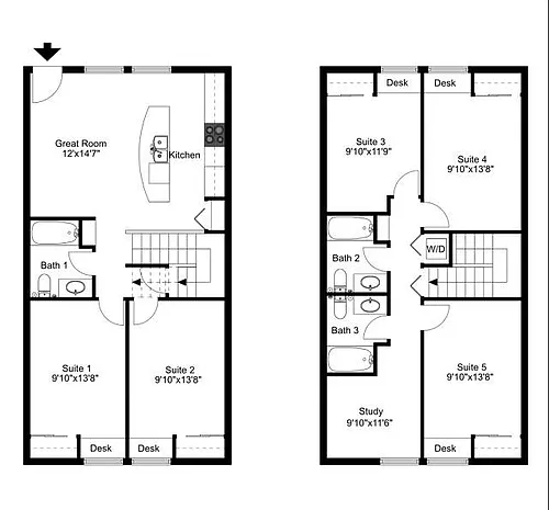 Floor plan 5X3