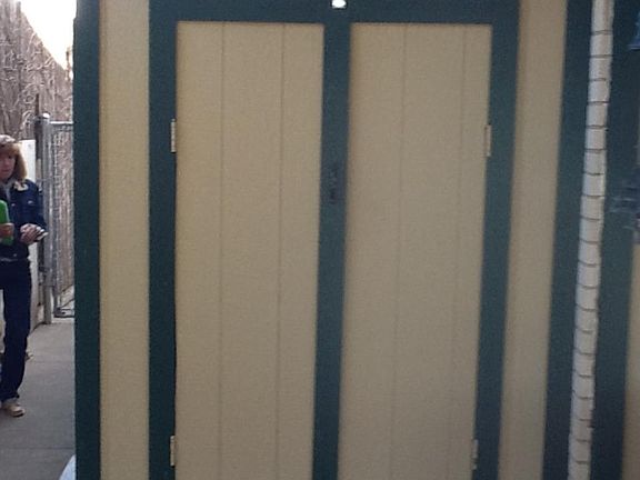 Shed opens on two sides