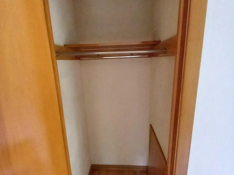Corner room closet