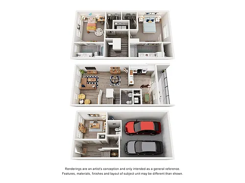 Floor plan Waterfall Townhome
