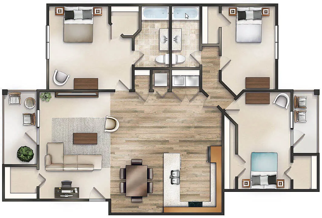 Floor plan The Conestee