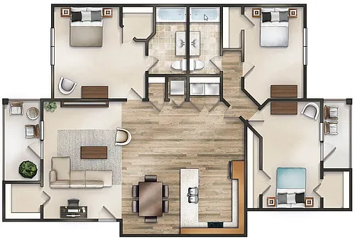 Floor plan The Conestee