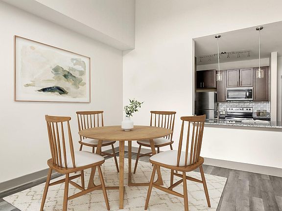 Upgraded Dark Finish Home - Dining Area