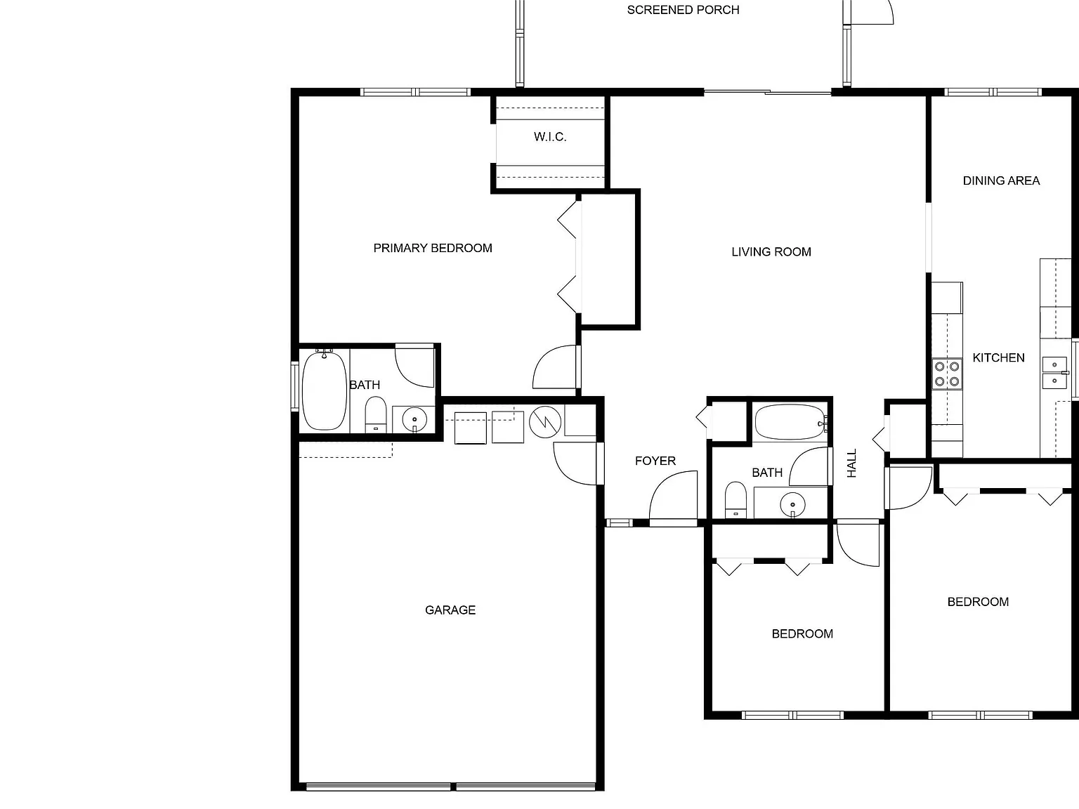 3 bed, 2.0 bath, 1548 sqft, $2,300 — Photo 3