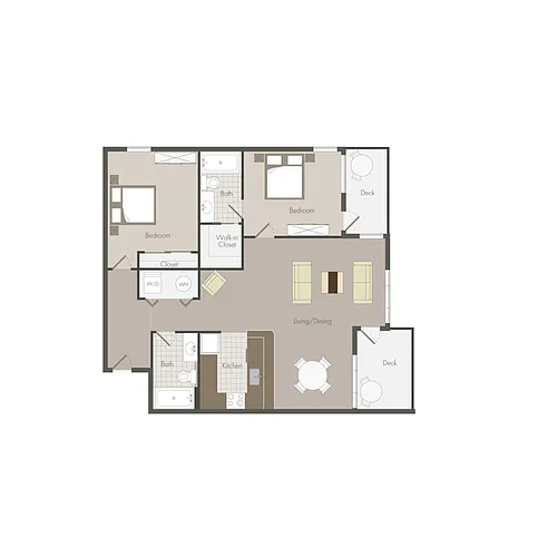 Floor plan North Tower B2