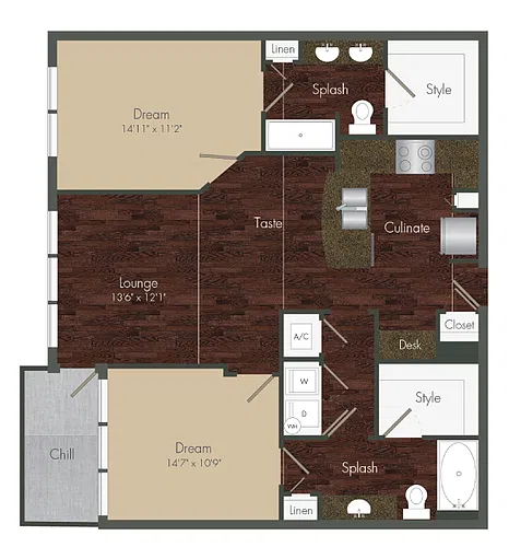 Floor plan B2