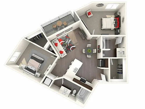 Floor plan Raphael (2x2)