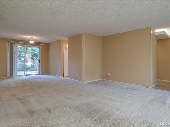 Living room and adjacent dining room