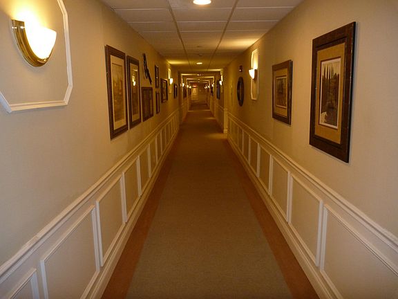 Hallway outside the condo