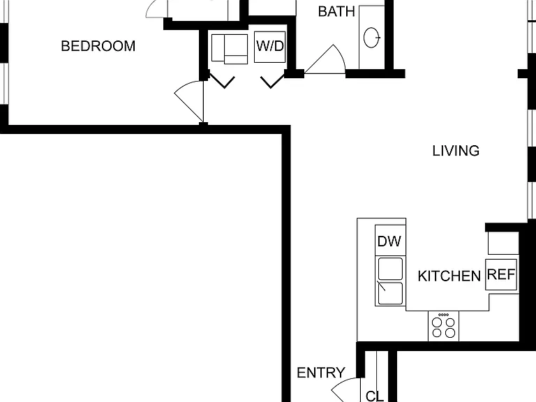 McKinley | 1-Bedroom Floorplan McKinley | 1-Bedroom Floorplan