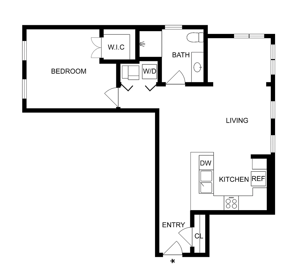 Floor plan McKinley