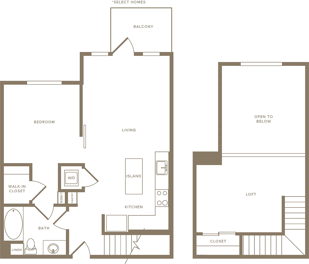 Floor plan A THREE LOFT