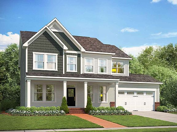 Elevation 5 of the Brighton a home design by Brookfield Residential at The Bluffs at Sleeter Lake