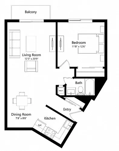 Floor plan A8-P