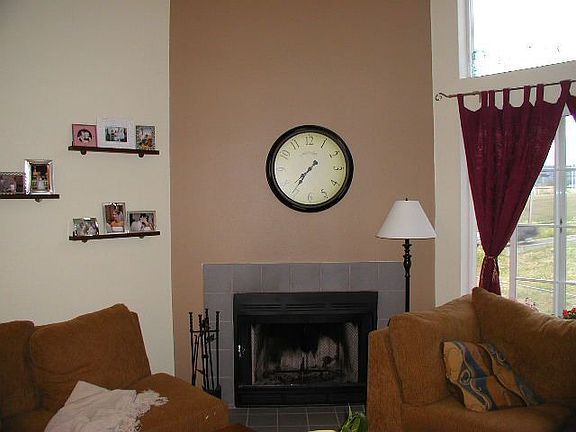 Wood fireplace