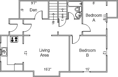 6 bed, 2.0 bath, 2100 sqft, $5,295 — Photo 3