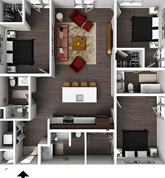 3 Bedroom 3 Bedroom