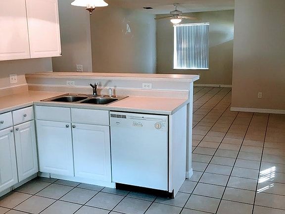 Kitchen open to living & dining