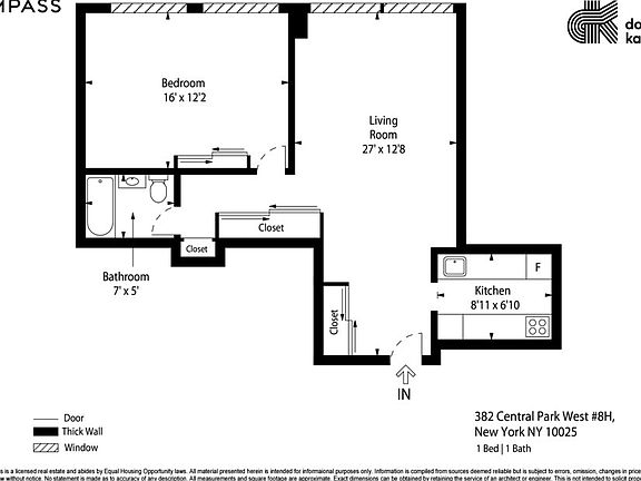 2nd image of 382 Central Park W APT 8H