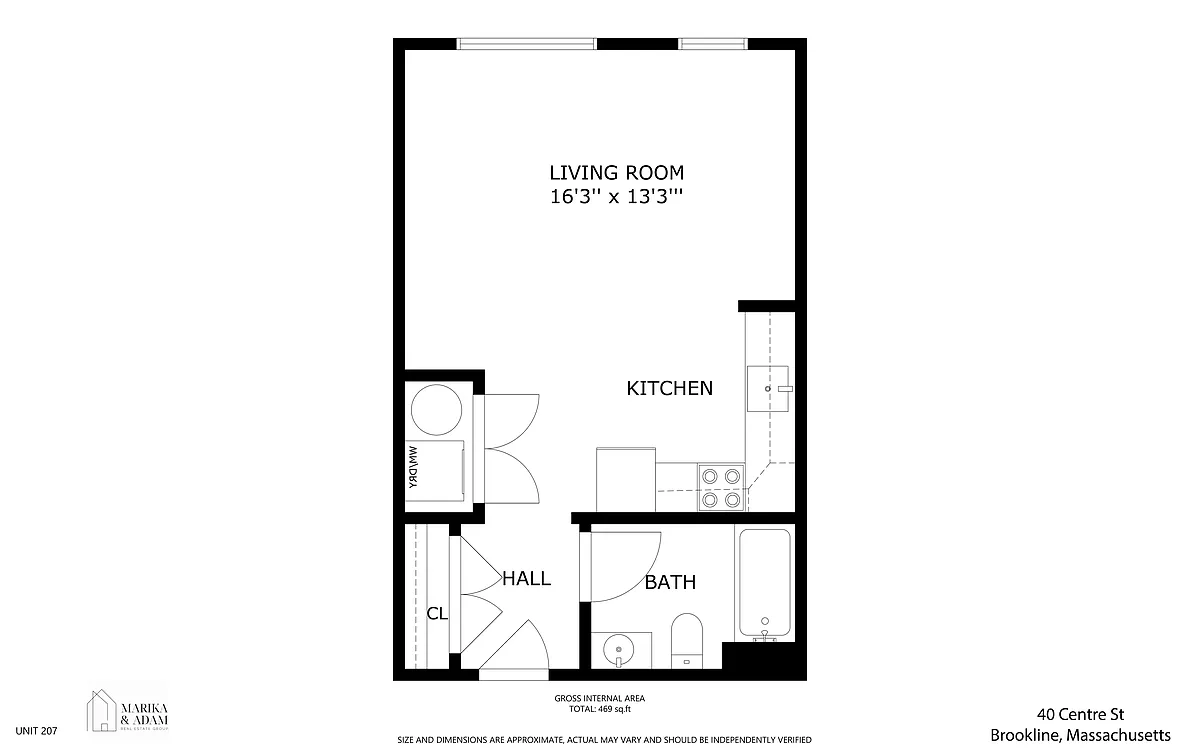 Floor plan Studios