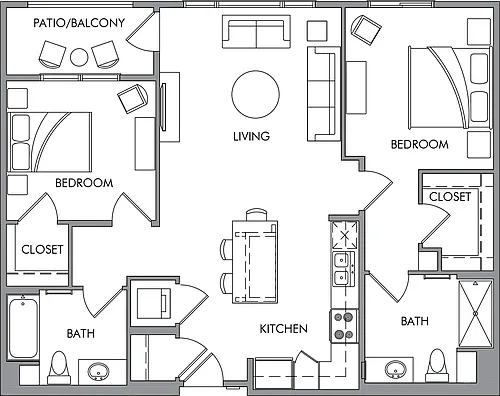 Floor plan B01