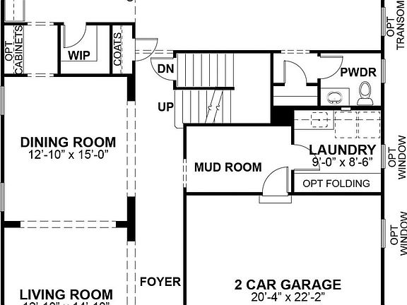 Washington Standard First Floor Plan