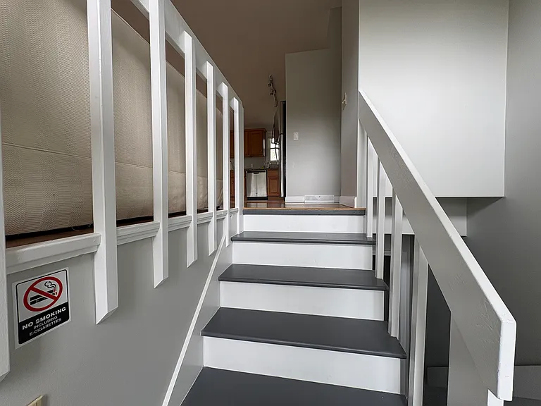 Stairs as you enter through front door