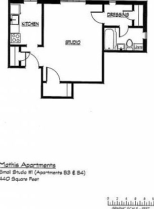Studio floor plan