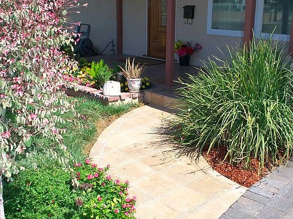 Stone Entrance Walkway