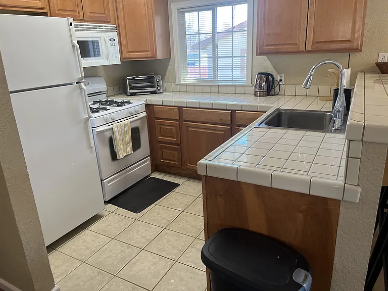 Fully stocked kitchen