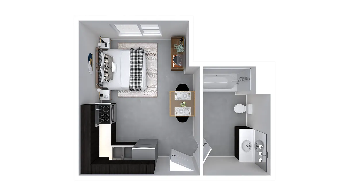 Floor plan Studio Small